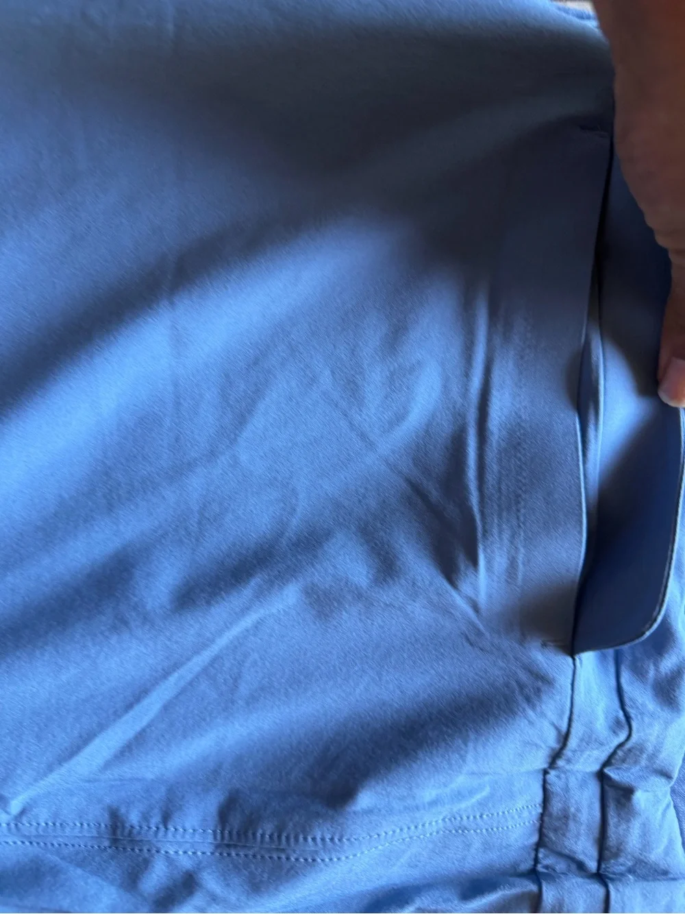 Athleta Light Blue Athletic Skort with Zip Pockets - Picture 8 of 16